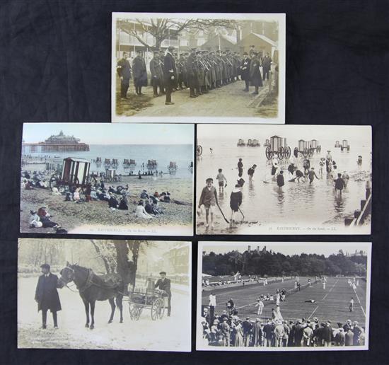 Eastbourne postcards - late Victorian, Edward VII, George V and later,